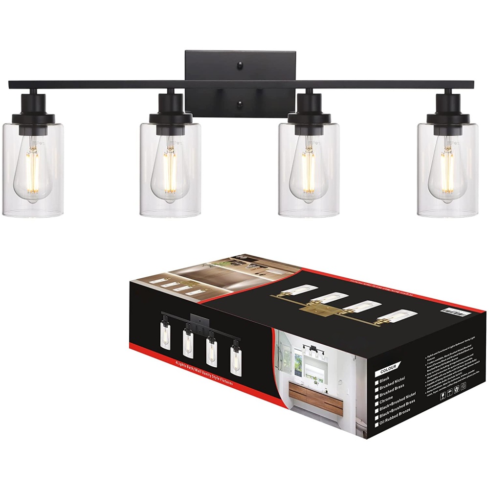 Clear Glass Wall Lighting, 2 Light: image 7