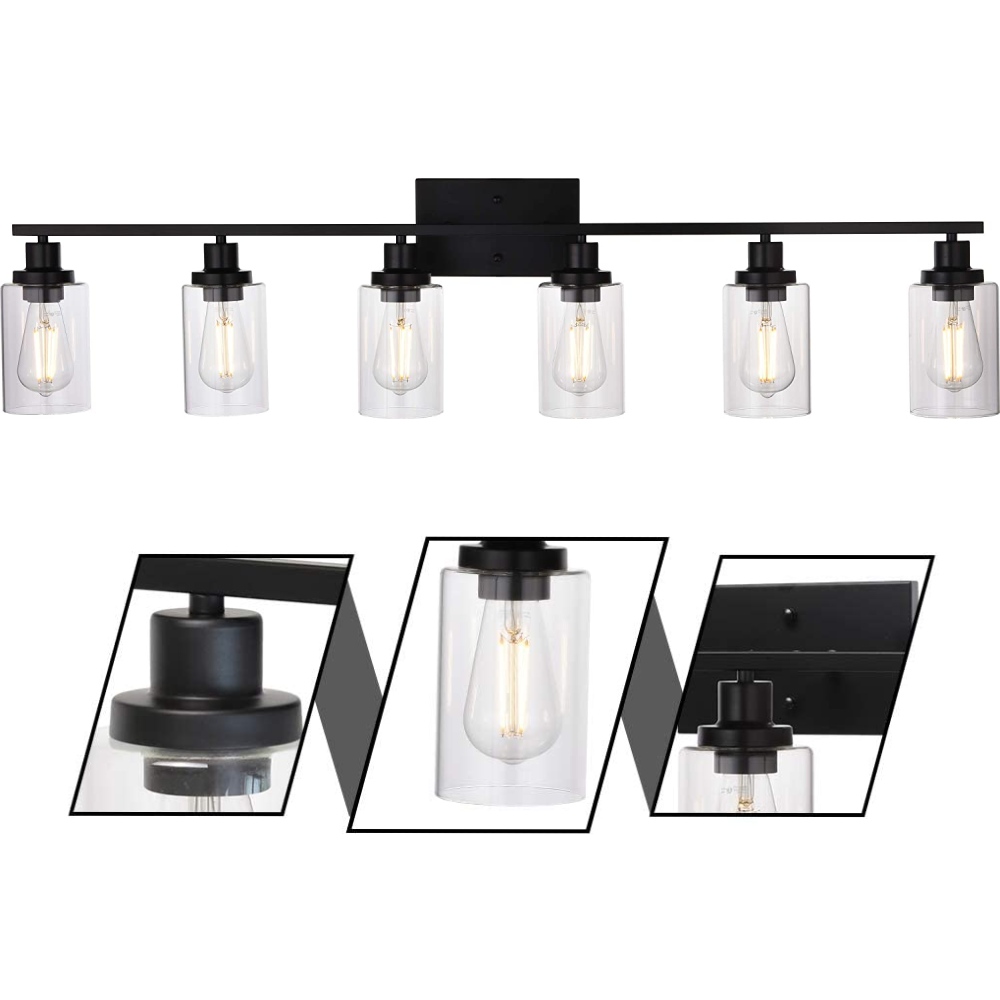 Clear Glass Wall Lighting, 2 Light: image 8