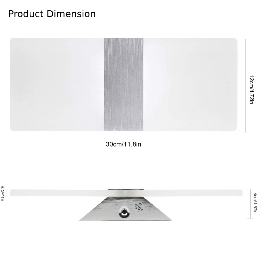 Modern Wall Sconce, Warm White: image 5