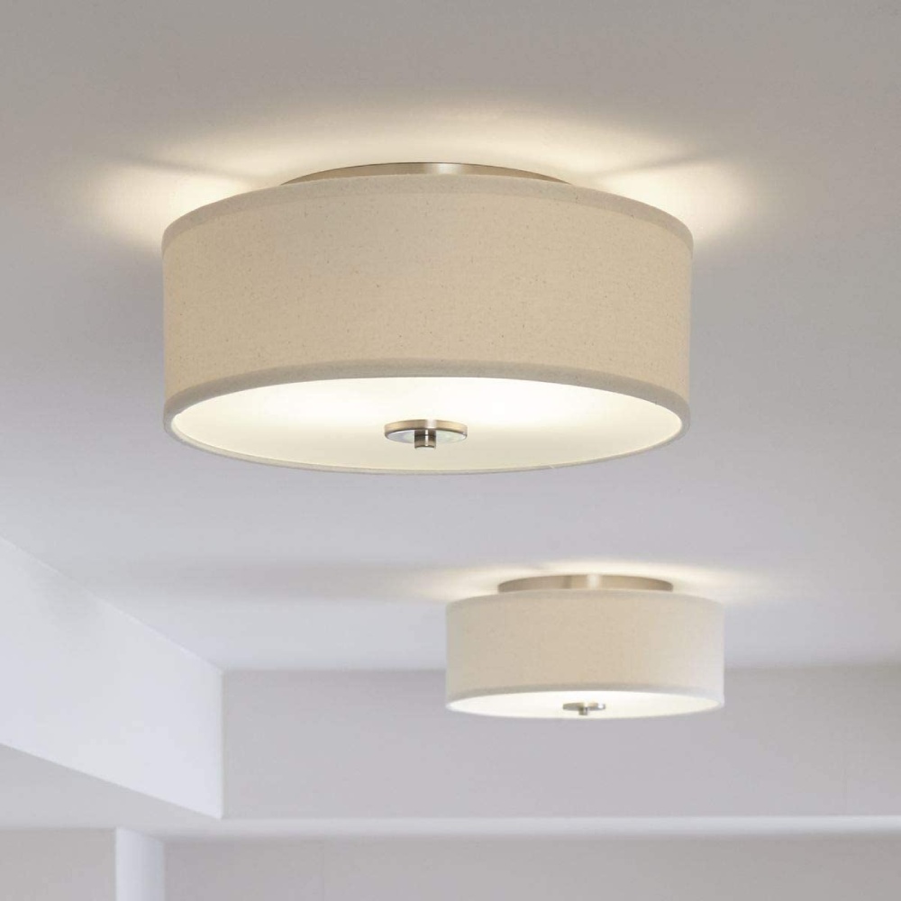Two-Light Ceiling Flush Mount: image 3