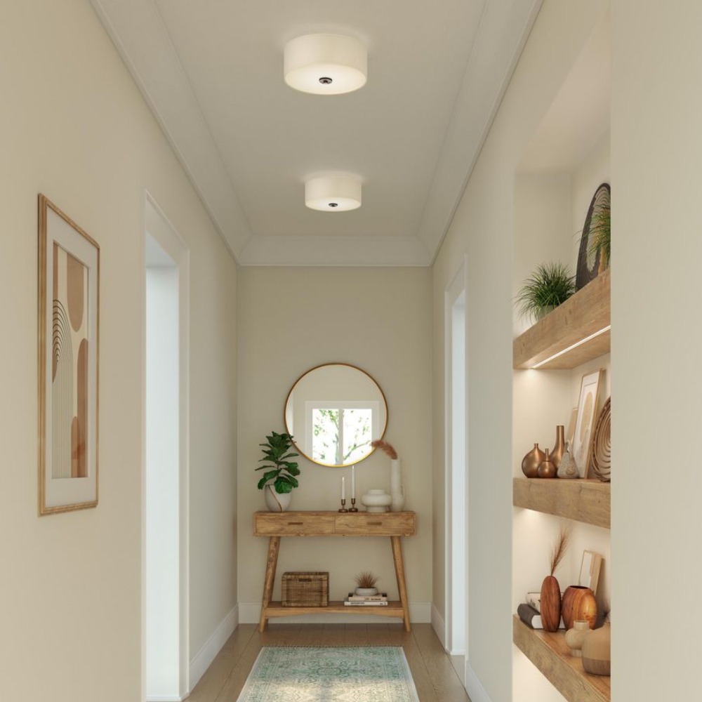 Two-Light Ceiling Flush Mount: image 7