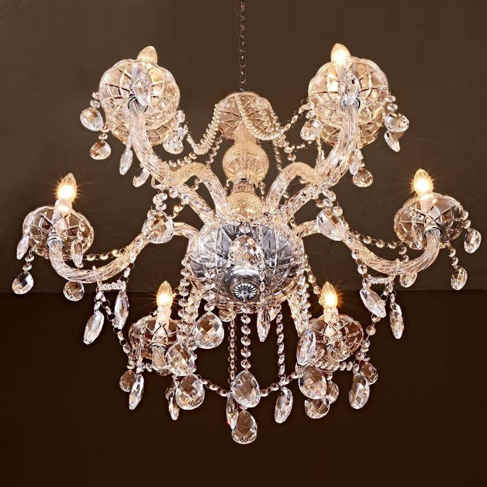 Classic Crystal Glass Chandelier: image 9