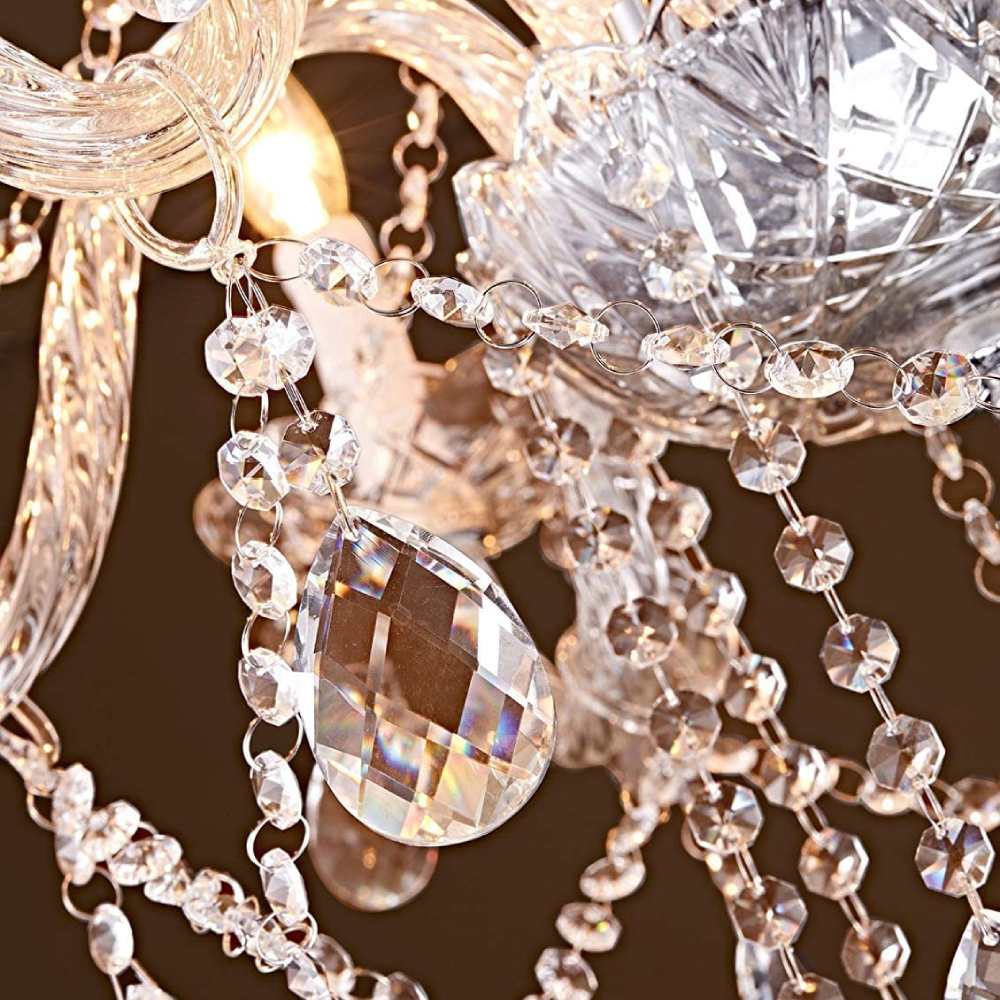 Classic Crystal Glass Chandelier: image 10