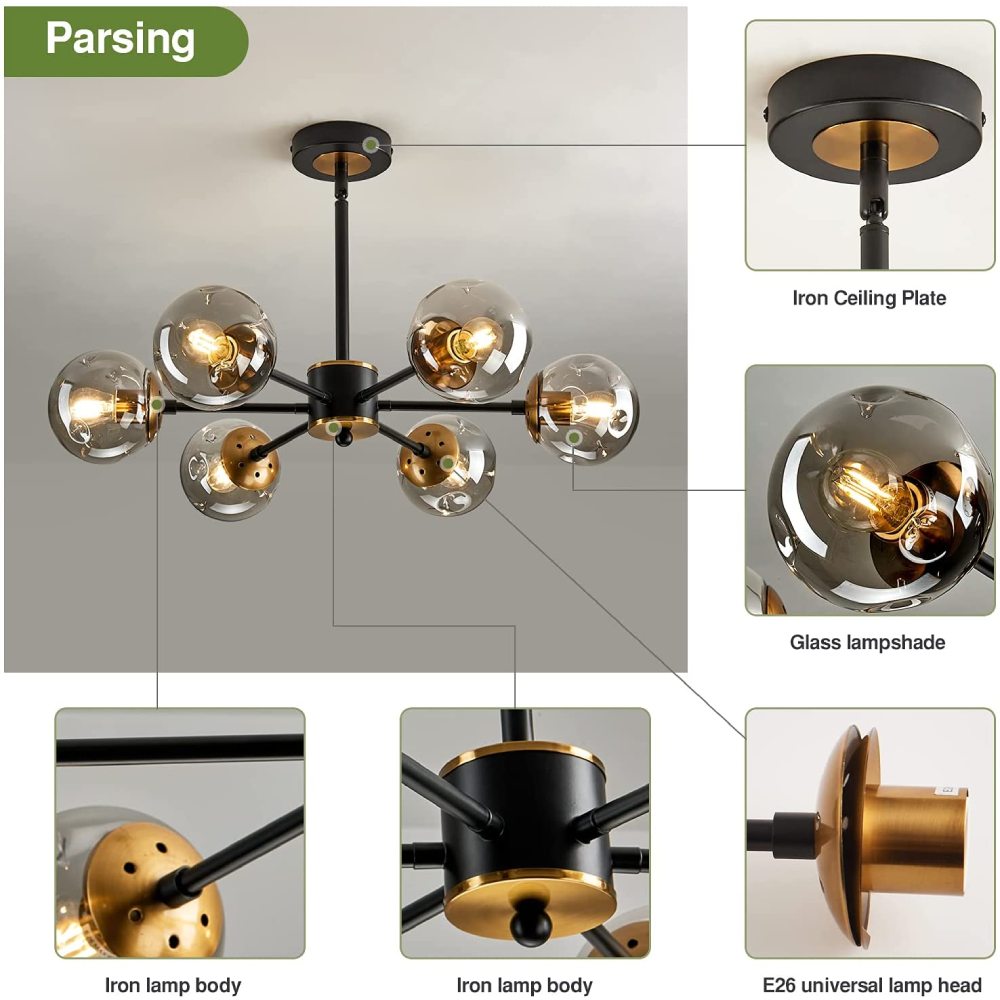 Black Pendent Light: image 5